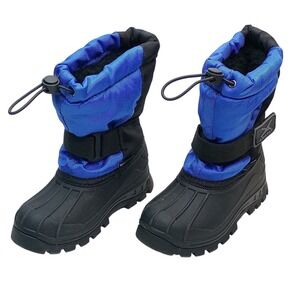 Arctix Powder Snow Boots Kids Size 8 Blue Black Waterproof Insulated 20302
